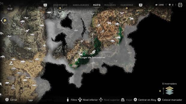 Horizon Forbidden West - Localización de Zancador #01