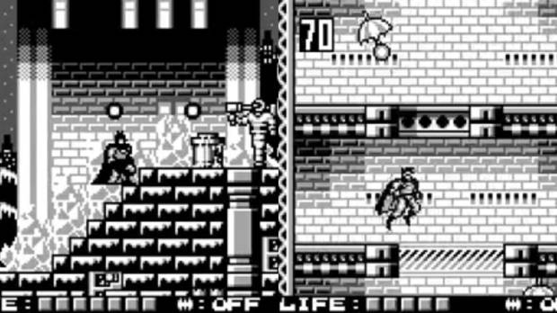 Capturas de Batman: The Animated Series en Game Boy.