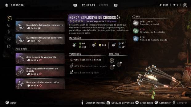 Horizon Forbidden West - Arma Honda explosiva de corrosión