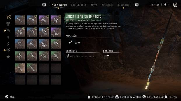 Horizon Forbidden West - Arma Lanzapicas de impacto
