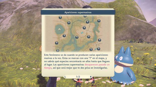 Leyendas Pokémon: Arceus - Qué son las apariciones Supermasivas y diferencias