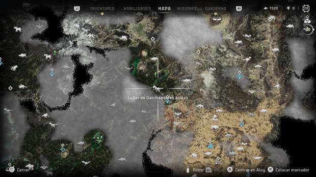 Horizon Forbidden West - Localización de Garriraptor #01