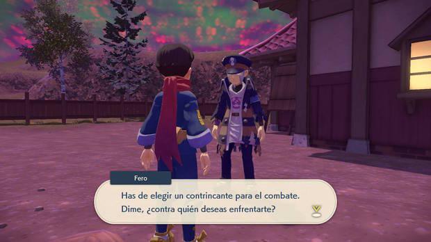 Leyendas Pokémon: Arceus - Combate contra entrenadores con Fero y gana EXP