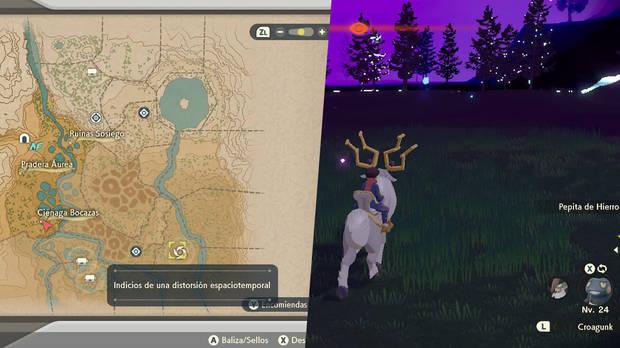Leyendas Pokémon: Arceus - Cómo encontrar las Distorsiones espaciotemporales