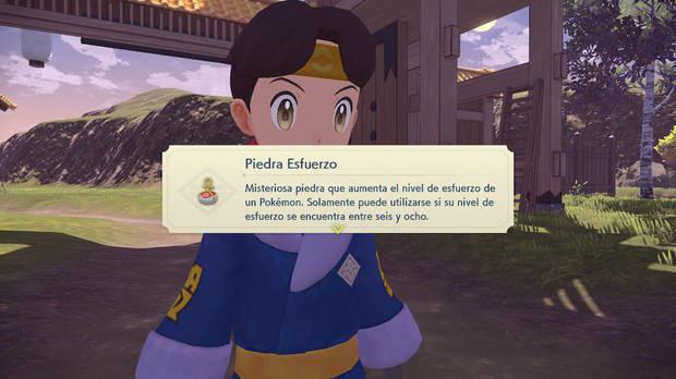 Leyendas Pokémon: Arceus - Mejorar los niveles de esfuerzo con objetos de entrenamiento