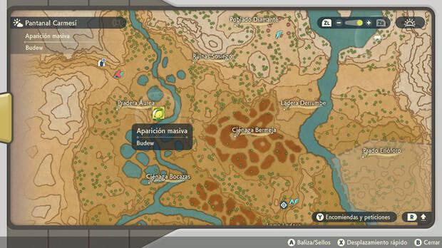 Leyendas Pokémon: Arceus - Apariciones masivas en la vista del mapa y cómo encontrarlas