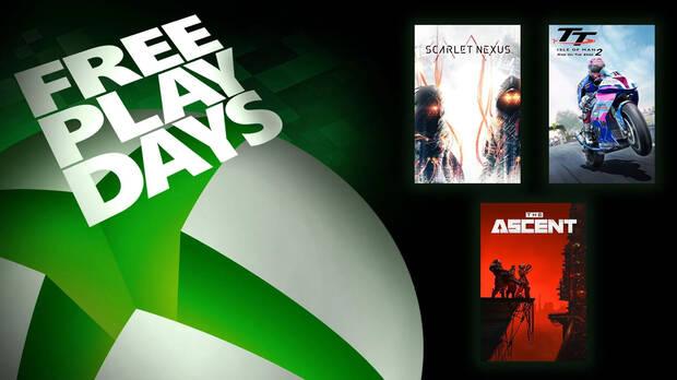 Juegos gratis de Free Play Days en Xbox Live Gold.