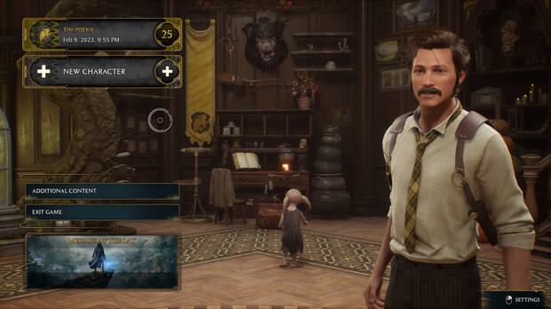 Barbas y bigote en Hogwarts Legacy.