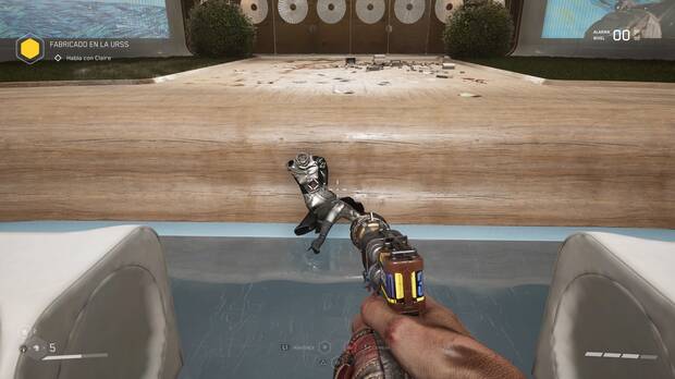 Atomic Heart - Cuerpo de Claire en la planta baja del museo