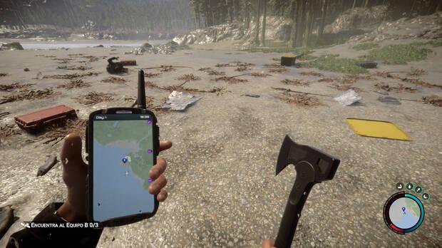 Sons of the Forest - Explorar, usar el mapa y buscar al Equipo B