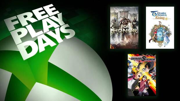 Free Play Days de Xbox Live Gold del 3 al 6 de febrero.