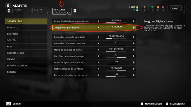Helldivers 2 - ¿Cómo activar o desactivar el crossplay?