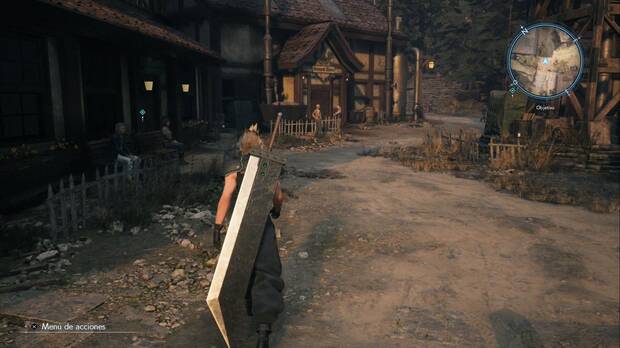 Final Fantasy VII Rebirth - Captulo 1: Sefirot, el hroe: plaza de la torre de agua