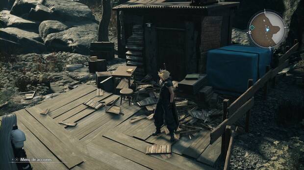 Final Fantasy VII Rebirth - Captulo 1: Sefirot, el hroe: chabola en la montaa