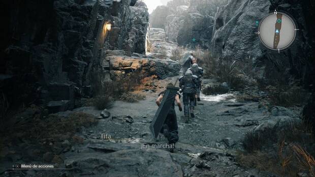 Final Fantasy VII Rebirth - Captulo 1: Sefirot, el hroe: la cueva tras la grieta