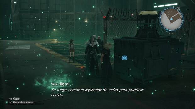 Final Fantasy VII Rebirth - Captulo 1: Sefirot, el hroe: mquina para aspirar mako