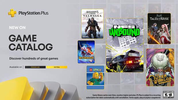 Nuevos juegos de PS Plus Extra y Premium en febrero de 2024.