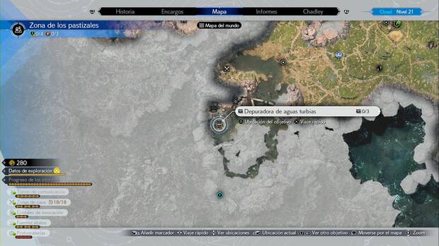 Final Fantasy VII Rebirth - Cofres ocultos en la Depuradora de aguas turbias