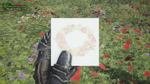 Final Fantasy VII Rebirth - Flores para una corona, corona de flores a replicar