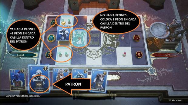 Final Fantasy VII Rebirth - Sangre de la reina: efecto de colocar al centinela