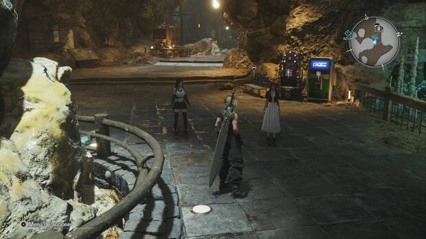 Final Fantasy VII Rebirth - Capítulo 3: punto de descanso en la entrada de las minas