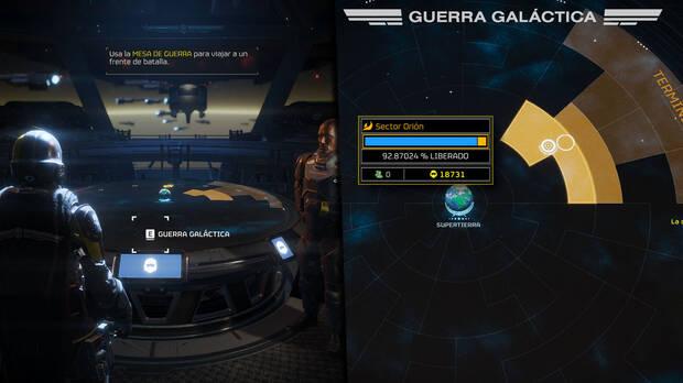 Helldivers 2 - Consultar el progreso de liberación de los sistemas y planetas