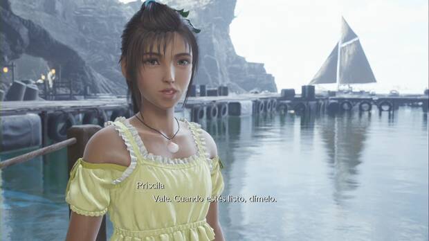 Final Fantasy VII Remake - Priscila avisa del punto de no retorno