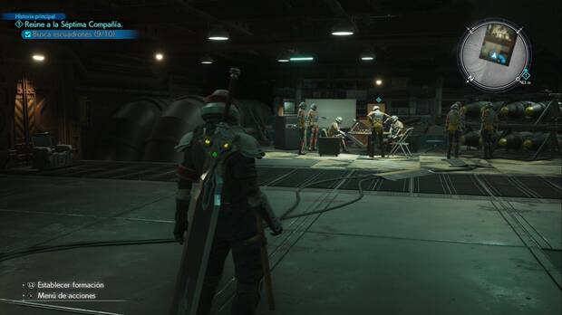 Final Fantasy VII Rebirth - Capítulo 4, Escuadrones de la Séptima compañía: décimo escuadrón en el almacén de Shinra