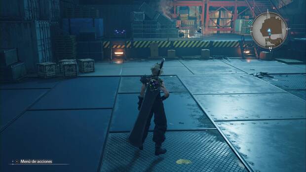 Final Fantasy VII Rebirth - Cofre con las Nudilleras de káiser en la bodega del Shinra Ocho