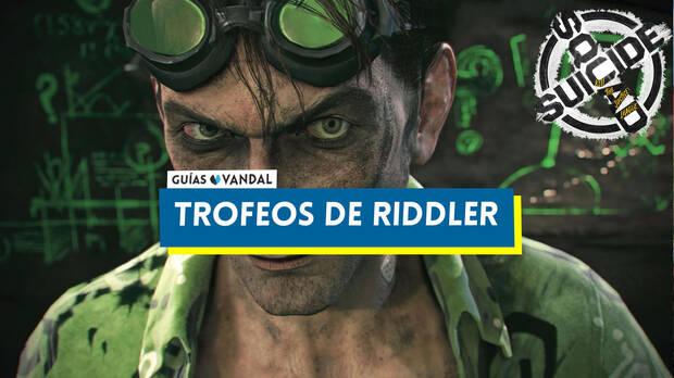 Suicide Squad: Kill the Justice League - Portada del nodo Trofeos de Riddler