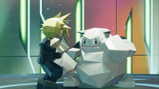 Final Fantasy VII Rebirth - Combate 3D: ejemplo de guardia baja