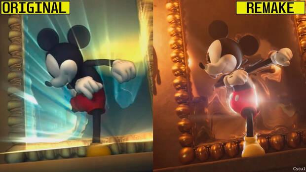 Epic Mickey comparacin con remaster Disney Epic Mickey Rebrushed nuevas consolas y PC