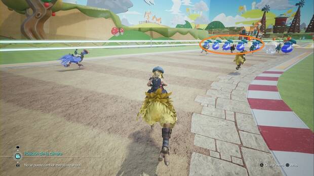Final Fantasy VII Rebirth - Carreras de chocobos: globos azules