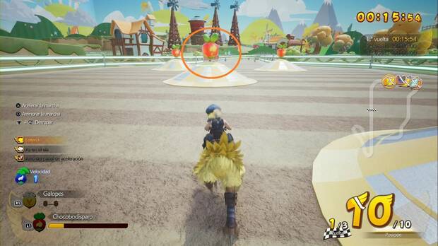 Final Fantasy VII Rebirth - Carreras de chocobos: globos rojos