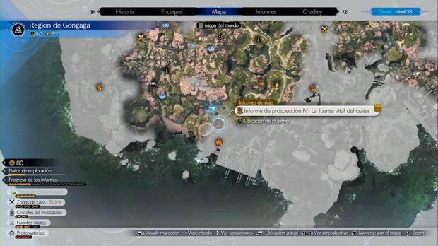 Final Fantasy VII Rebirth - Prospecciones en Gongaga: La fuente vital del cráter