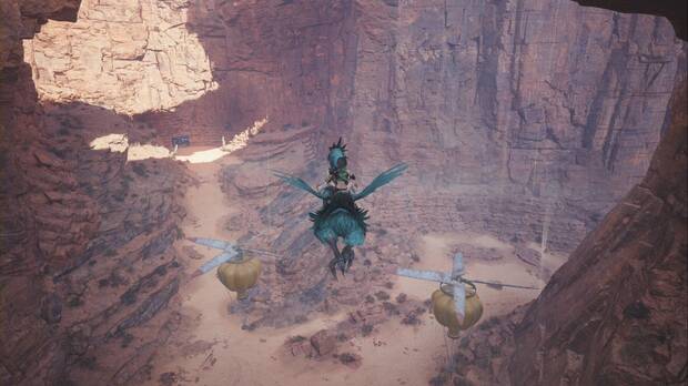 Final Fantasy VII Rebirth - Circuitos de entrenamiento de Kimama: ventiladores en el camino