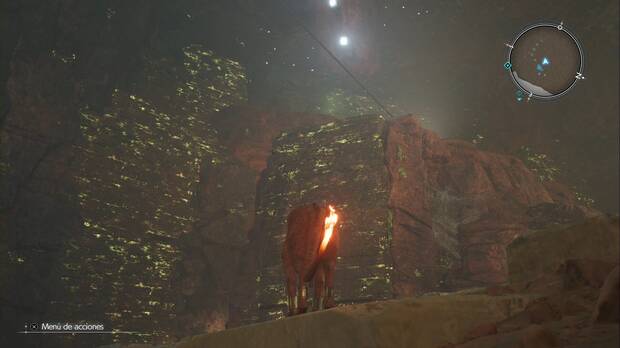 Final Fantasy VII Rebirth - Capítulo 10: rocas a donde llega la cuerda de la puerta