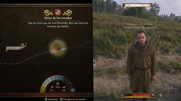 Kingdom Come: Deliverance 2 - Localización en el mapa de la misión secundaria La chispa