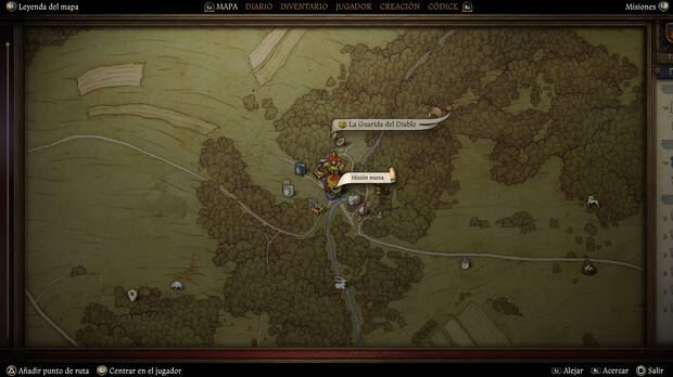 Kingdom Come: Deliverance 2 - Localización en el mapa de la misión secundaria La flecha mágica