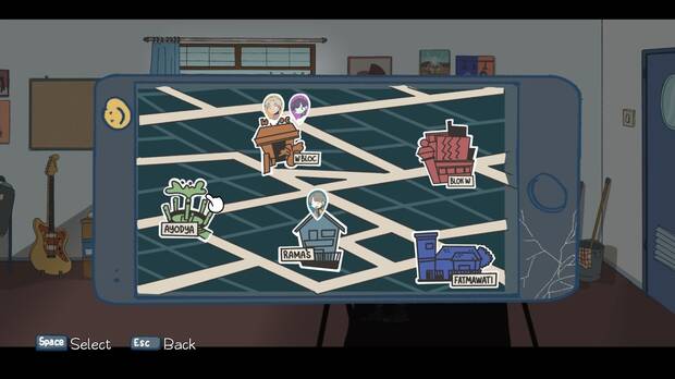 Hay viaje rápido entre las distintas localizaciones. El juego no te dice que con el gatillo superior derecho se puede correr.