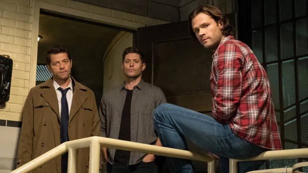 Jared Padalecki, Jensen Ackles y Misha Collins en Sobrenatual