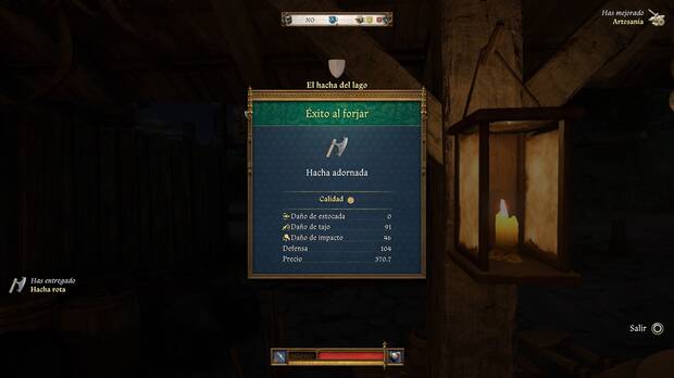 Kingdom Come: Deliverance 2 - Cómo reparar el hacha rota y crear la hacha adornada