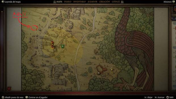 Kingdom Come: Deliverance 2 - Localización en el mapa de la tumba del ermitaño y su espada