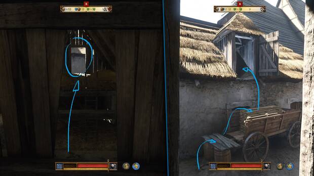 Kingdom Come: Deliverance 2 - Granero donde está Chivo en la misión Rumbo al inframundo