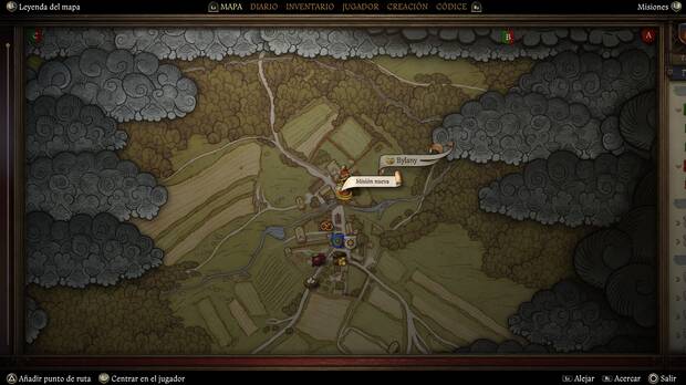 Kingdom Come: Deliverance 2 - Localización en el mapa de la misión secundaria Bellatores