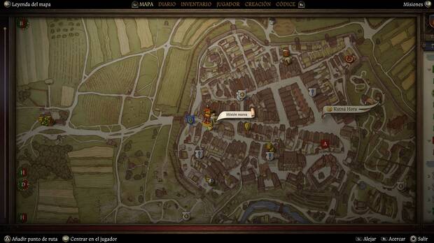 Kingdom Come: Deliverance 2 - Localización en el mapa de la misión secundaria In vino veritas