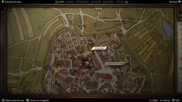Kingdom Come: Deliverance 2 - Localización en el mapa de la misión secundaria Ars Dimicatoria