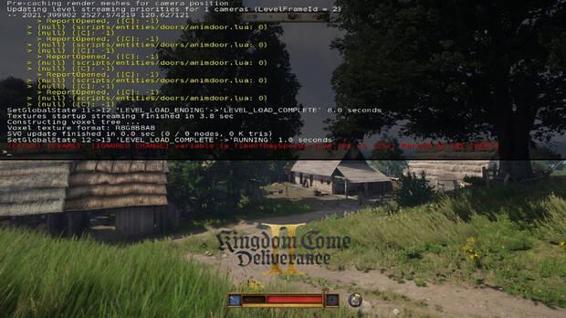 Kingdom Come: Deliverance 2 - Ventana de comandos de consola y trucos en PC