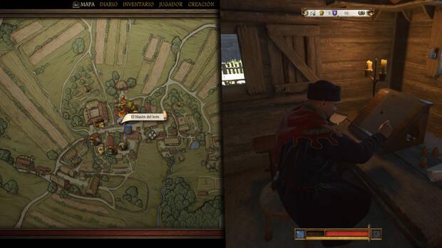 Kingdom Come: Deliverance 2 - Localización en el mapa del inicio de la misión DLC El blasón del león