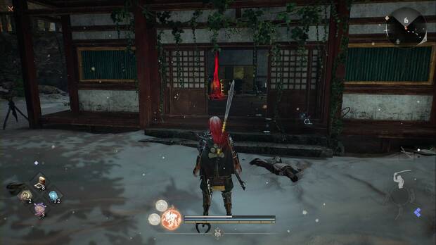 Nioh 3 - Monta�a sagrada profanada, cofre en una casa donde hay un nurikabe